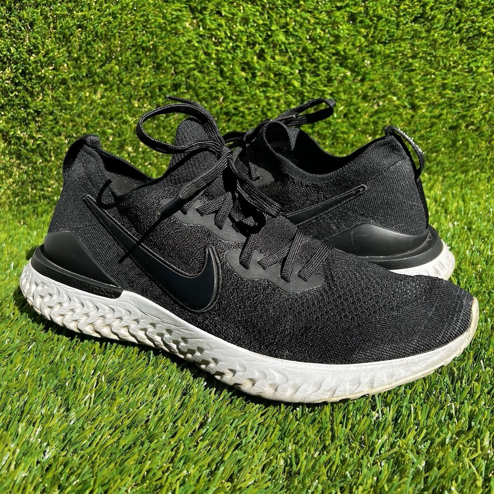 Nike Shoes Men Size 13 Epic React Flyknit Running Black BQ8928-002 Sneakers